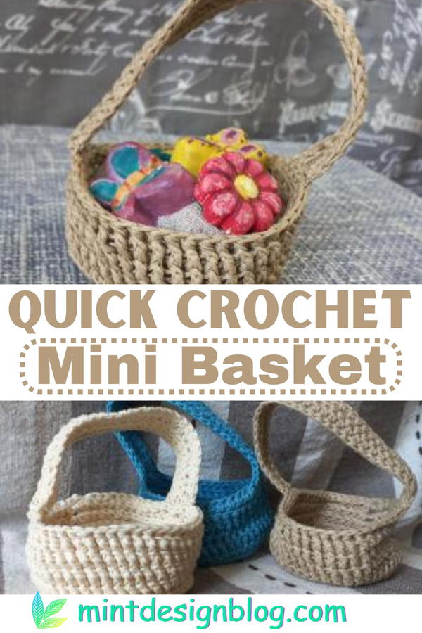 Quick Crochet Mini Basket