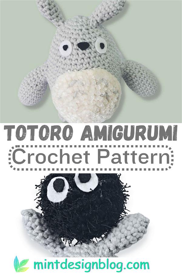 Totoro Amigurumi Crochet Pattern
