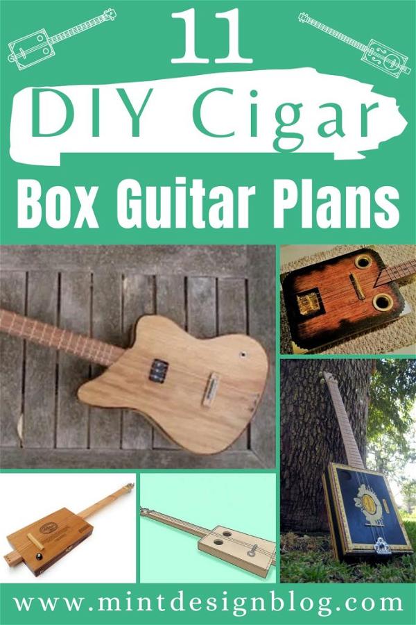 11 Free DIY Cigar Box Guitar Plans - Mint Design Blog