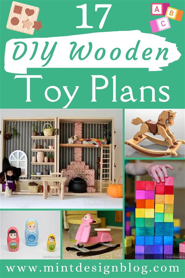 DIY Wooden Toy Plans For Kiddos