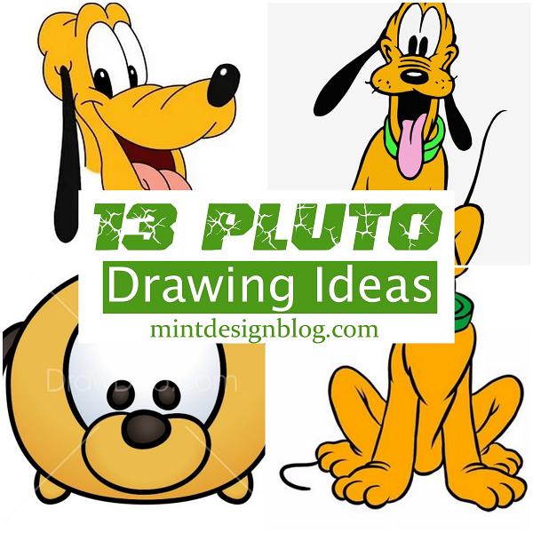 13 Pluto Drawing Ideas