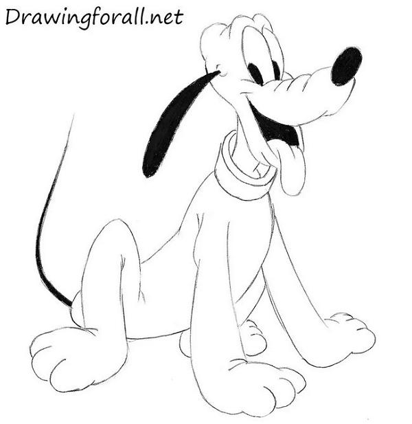 How To sketch dog From Mickey Mouse
