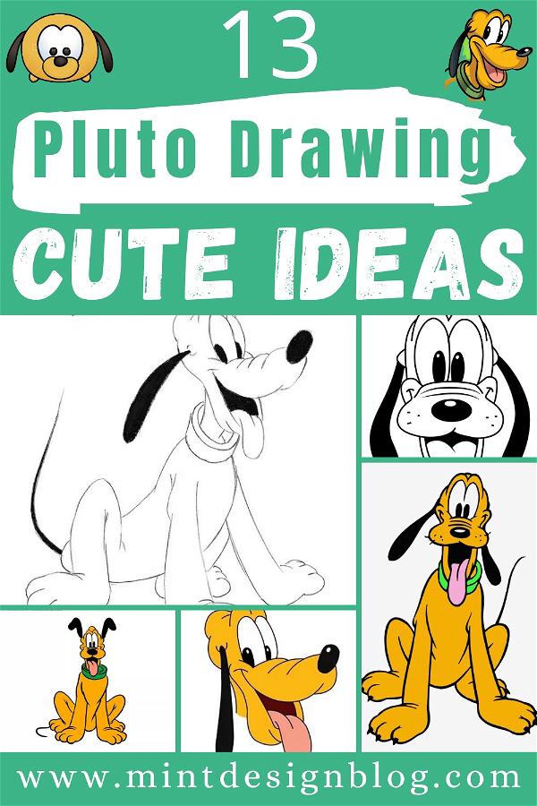 13 Pluto Drawing Ideas