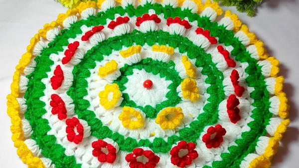 Crochet Bell Flowers Thalposh Pattern