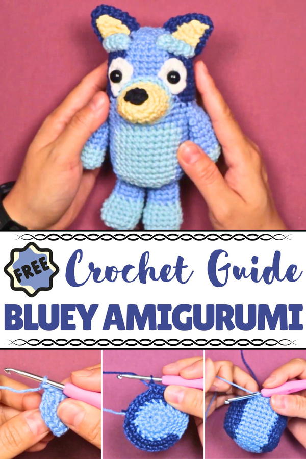 Crochet Bluey Amigurumi Pattern