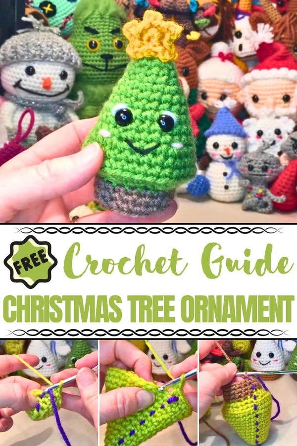Crochet Christmas Tree Ornament Pattern