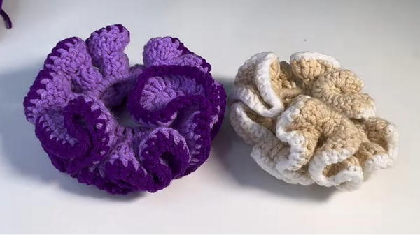 Crochet Cute Hair Scrunchie Pattern