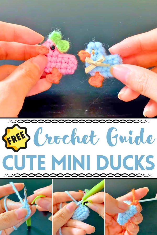 Crochet Cute Mini Ducks Pattern