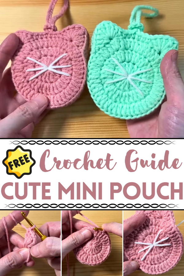 Crochet Cute Mini Pouch Pattern