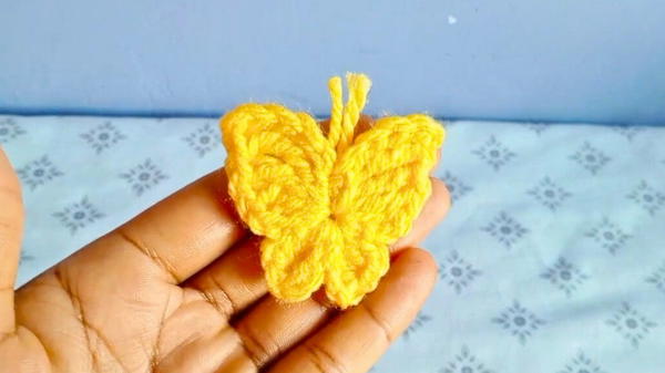 Crochet Easy Mini Butterfly Pattern