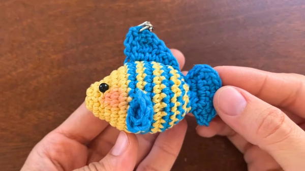 Crochet Fish Keychain Pattern