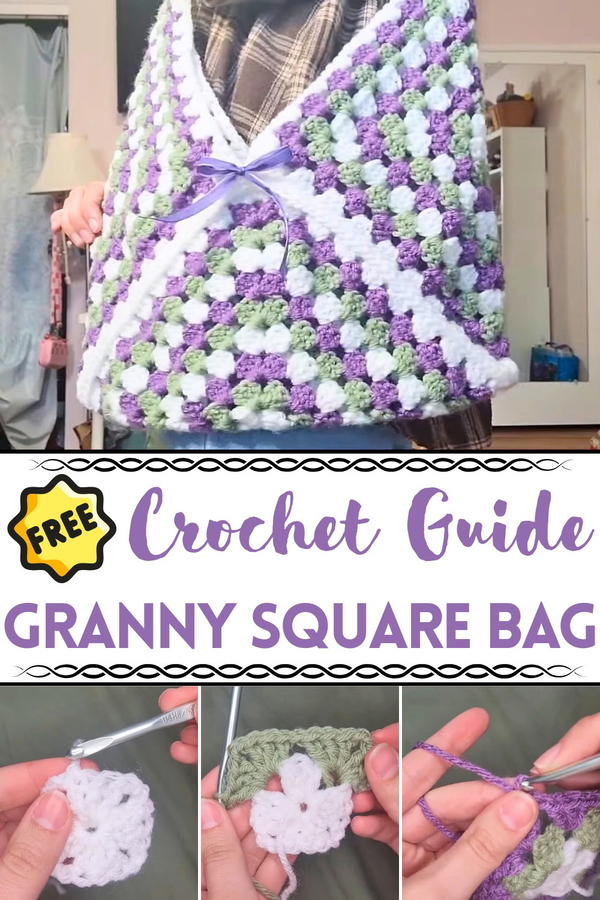 Crochet Granny Square Bag Pattern