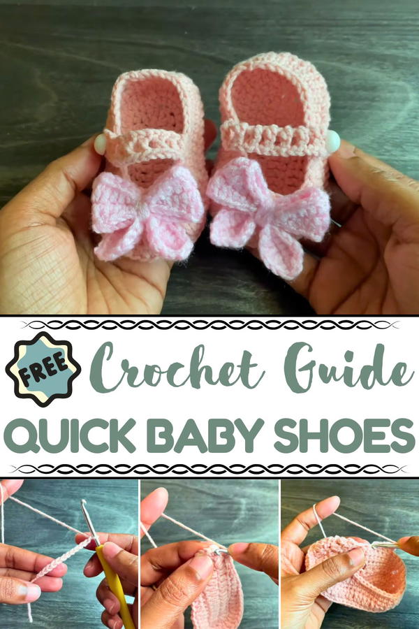 Crochet Quick Baby Shoes Pattern