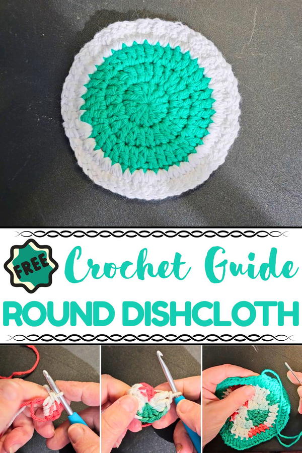 Crochet Round Dishcloth Pattern
