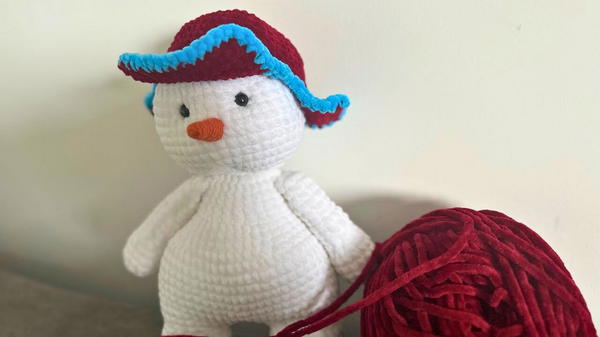 Crochet Snowman Plush Pattern