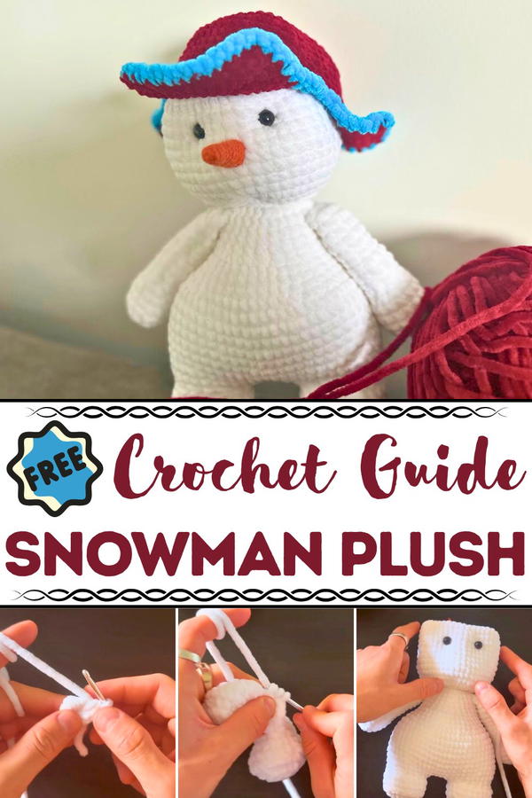 Crochet Snowman Plush Pattern