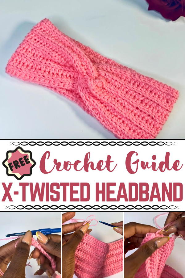 Crochet X-Twisted Headband Pattern