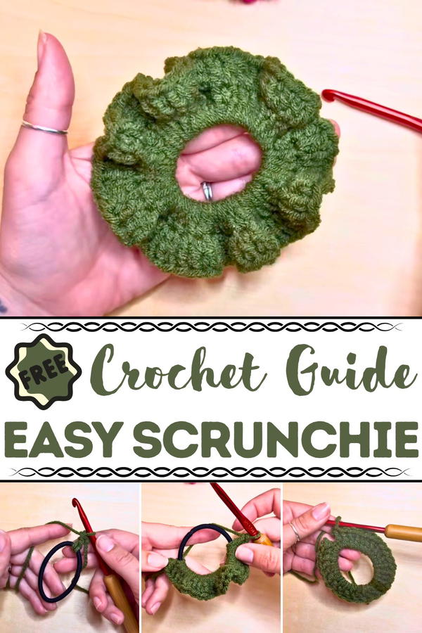 Easy Crochet Scrunchie Pattern