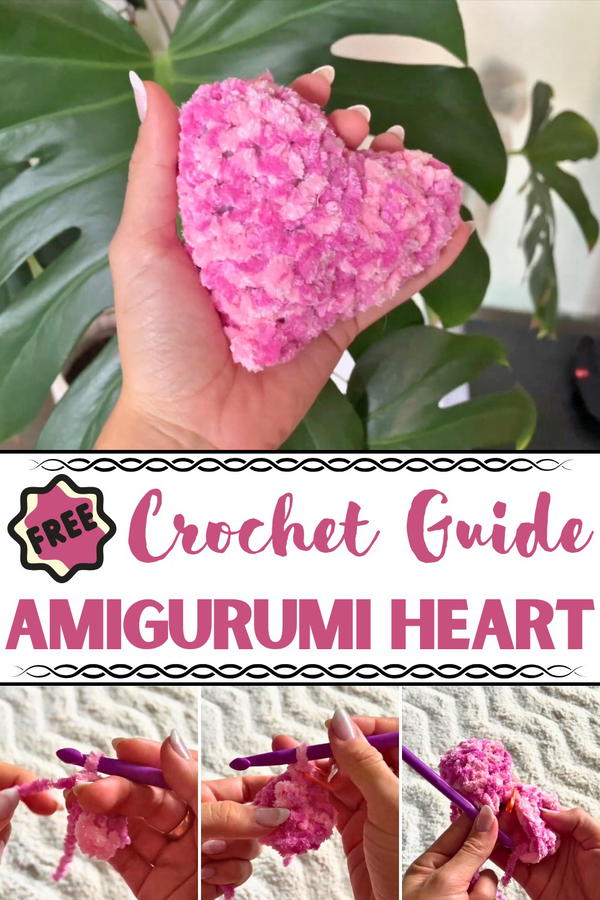 Crochet Amigurumi Heart Pattern