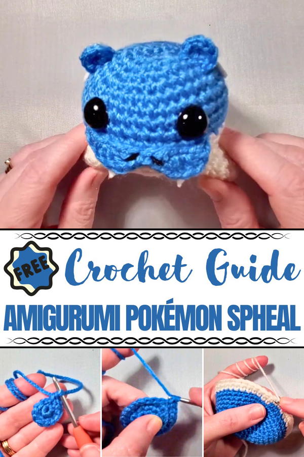 Crochet Amigurumi Pokémon Spheal Pattern