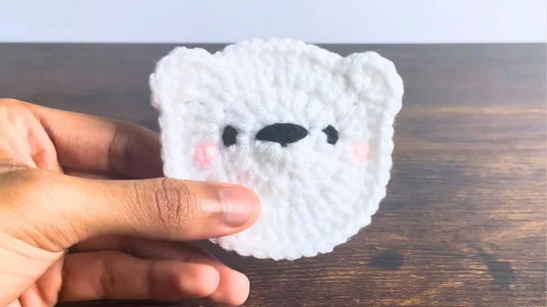 Crochet Bear Coaster Pattern
