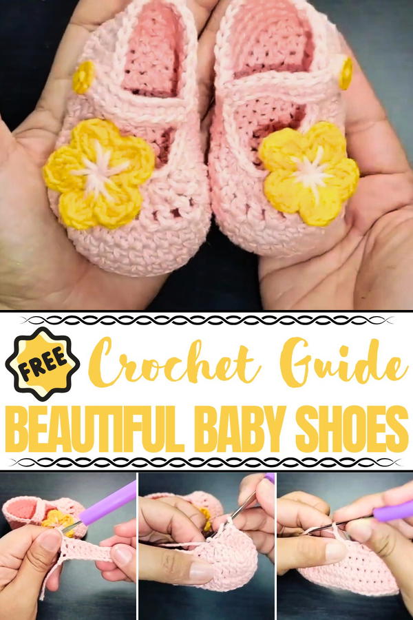 Crochet Beautiful Baby Shoes Pattern