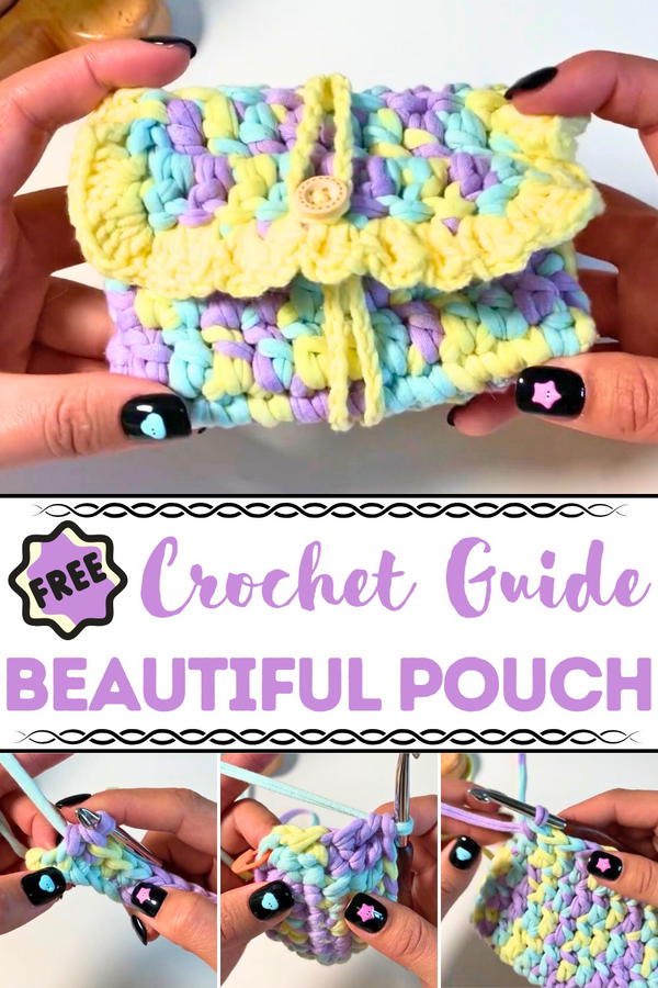 Crochet Beautiful Pouch Pattern