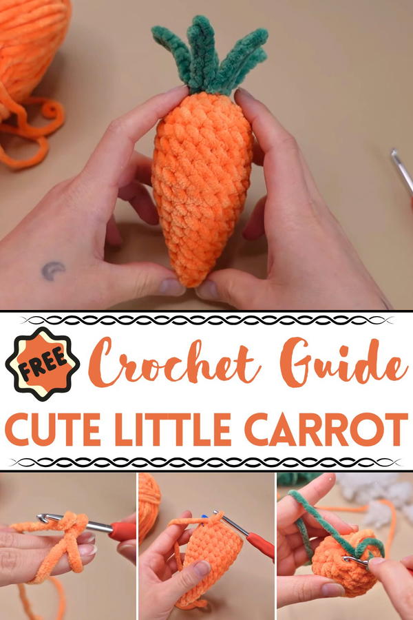 Crochet Cute Little Carrot Pattern