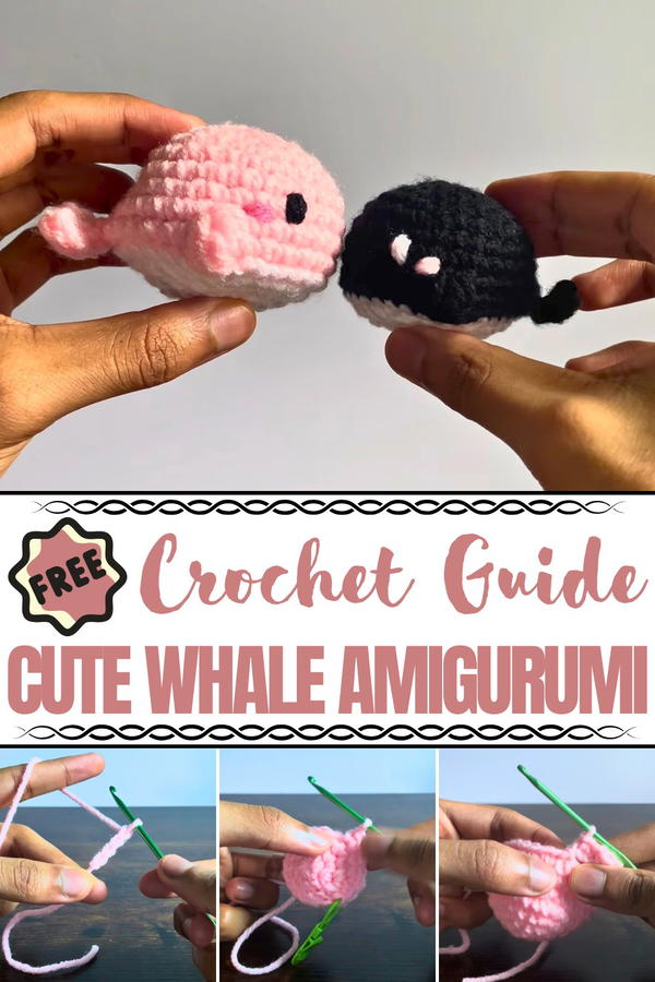 Crochet Cute Whale Amigurumi Pattern