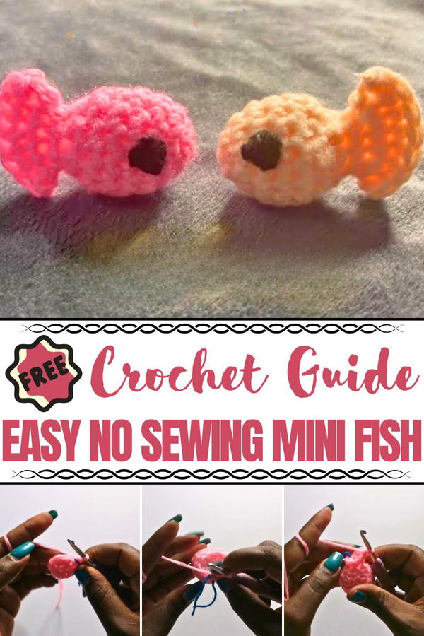 Crochet Easy No Sewing Mini Fish Pattern
