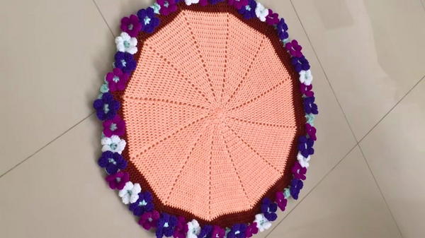 Crochet Flower Bouquet Blanket Pattern
