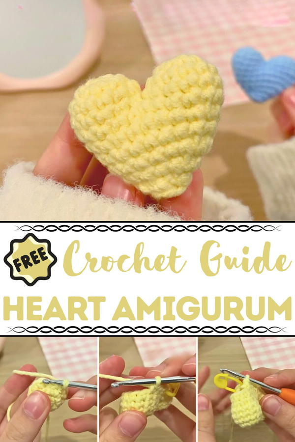 Crochet Heart Amigurumi Pattern