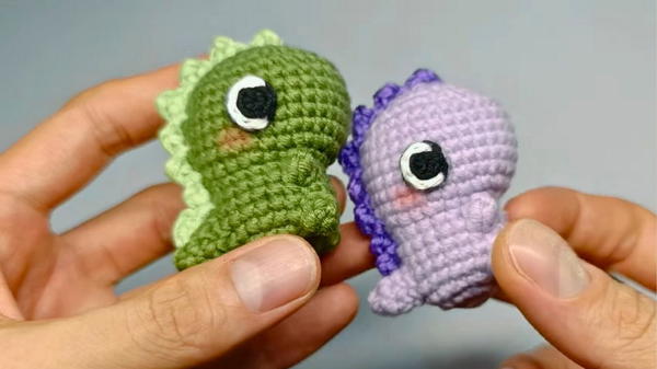 Crochet Mini Dinosaur Pattern