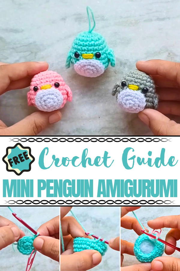 Crochet Mini Penguin Amigurumi Pattern
