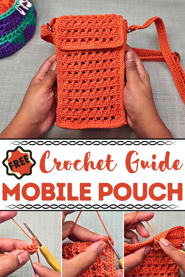 Crochet Mobile Pouch Pattern