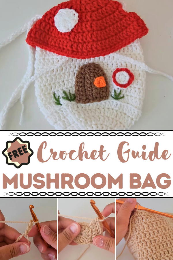 Crochet Mushroom Bag Pattern