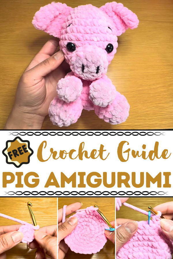 Crochet Pig Amigurumi Pattern