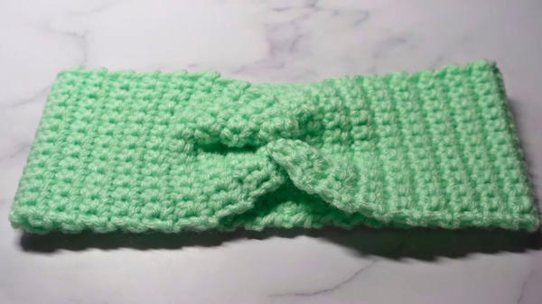 Crochet X Twist Headband Pattern