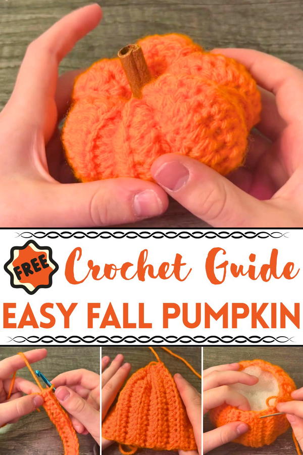 Easy Crochet Fall Pumpkin Pattern