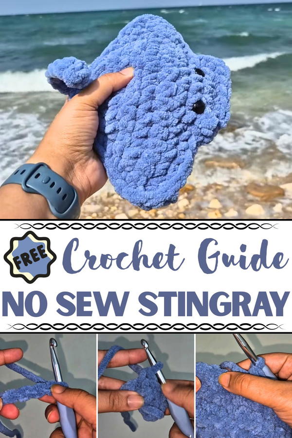 No Sew Crochet Stingray Pattern