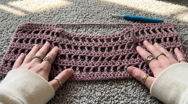 Crochet bellsleevesshrug tutorial✨ Olivia shrug 5