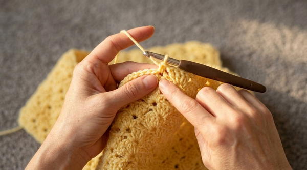 EASIEST CROCHET BABY BLANKET EVER 6