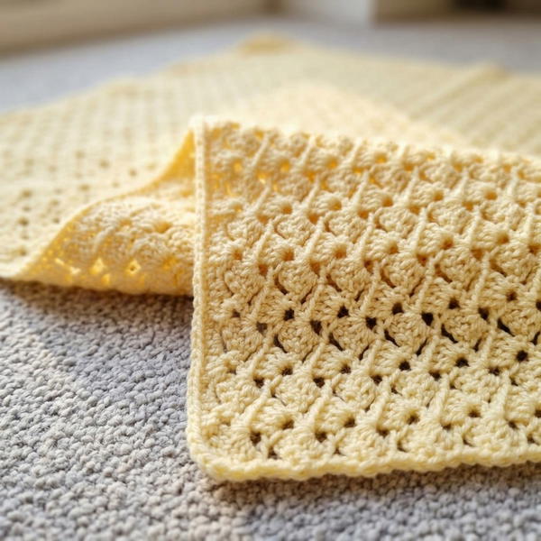 EASIEST CROCHET BABY BLANKET EVER 9