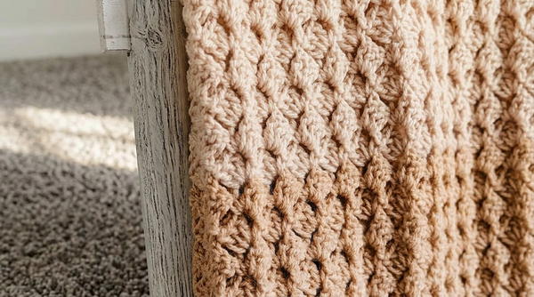 Easy Beginner Crochet Baby Blanket Video Tutorial 2