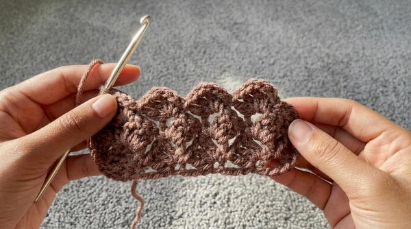 Easy Beginner Crochet Baby Blanket Video Tutorial 6