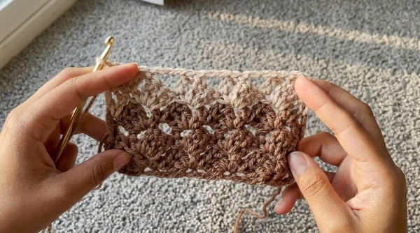 Easy Beginner Crochet Baby Blanket Video Tutorial 7