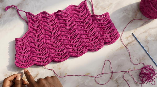 HOW TO CROCHET A TOP Crochet Tutorial Pattern for Beginners 7