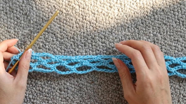 HOW TO CROCHET A TOP FOR BEGINNERS Summer Mesh Top 4