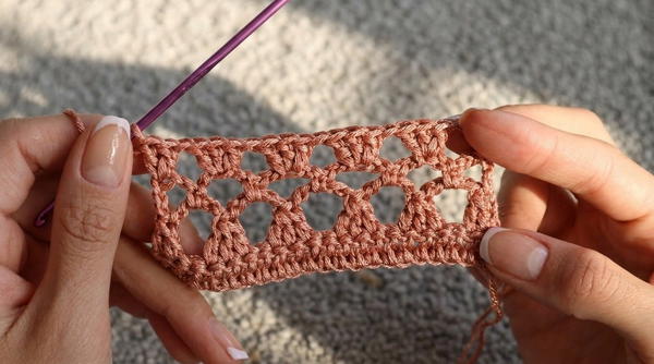 HOW TO CROCHET MESH TOP CROCHET BOLERO 5