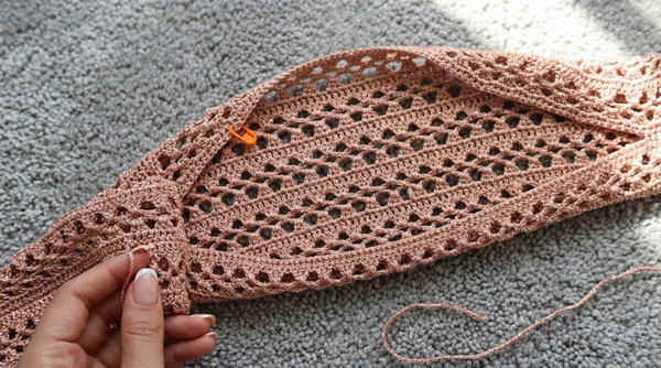 HOW TO CROCHET MESH TOP CROCHET BOLERO 8